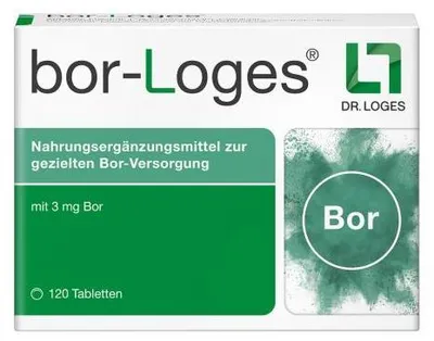 Zdjęcie produktu dla tabletki bor-Loges do ukierunkowanego dostarczania boru, 120 tabletek