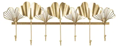 Image de Suspension Mauro Ferretti 7 feuilles 66,2x6x26,3 cm or