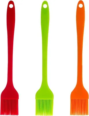 Immagine prodotto di Spazzole da forno in silicone, 3 pezzi, senza BPA