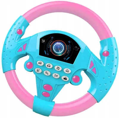 Produktbild von QULKI Interaktives Lenkrad Fahrsimulator für Kinder mit Licht und Geräuschen