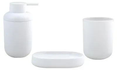 Produktbild von MSV Badzubehör-Set ISI, Weiß, 3-teilig