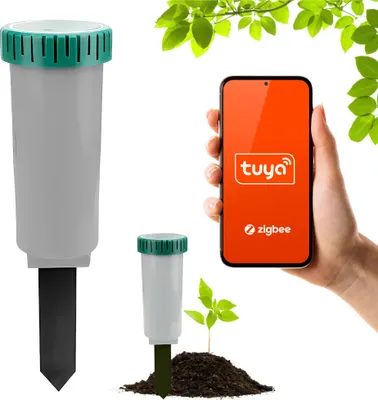 Image de Jardin Mètre Température Sol Humidité Sonde Luxmètre Zigbee Tuya