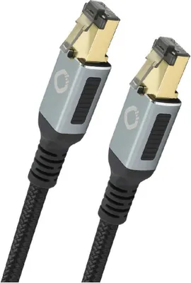 Produktbild von OEHLBACH D1C13353, 2 m, Cat8.1, RJ-45, RJ-45, Schwarz, Gold