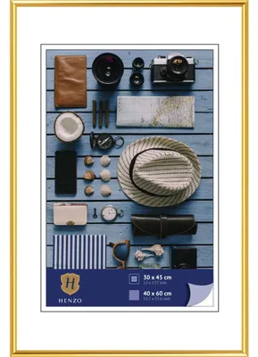 Obrázek produktu pro Henzo plastový fotorámeček Napoli 40x60 cm zlatý