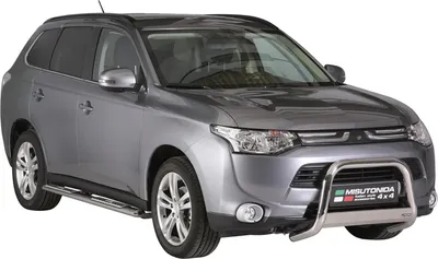 Produktbild von Edelstahl Seitenschweller Schwellerrohre für Mitsubishi Outlander 2013-2025 Grau