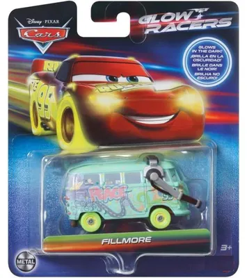 Image de Véhicule cars glow racers : fillmore - voiture miniature - mattel - hpg80