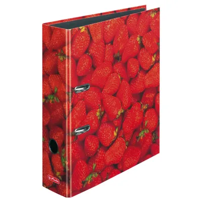 Image de herlitz Motivordner maX.file Erdbeere, A4, Rckenbr: 80 mm