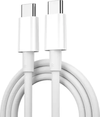 Immagine prodotto di Cavo dati WIWU cavo C008 USB-C - USB-C 1,2 m 100W bianco cavo di ricarica