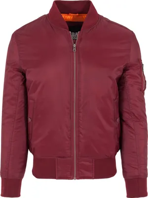 Produktbild von Urban Classics - SHINY BOMBER Jacke burgundy - 5XL