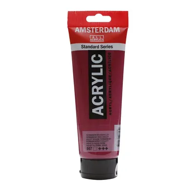 Zdjęcie produktu dla Farba akrylowa Amsterdam Standard Series w tubce 250 ml - Permanent Red Violet 567