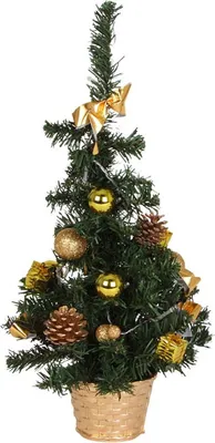Image de Sapin de Noël décoratif à LED H = 45 cm 10 lumières Décoration Noël XMAS habitat TOP