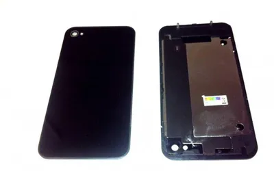 Produktbild von Rückschale für iPhone 4, schwarz