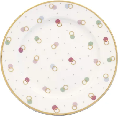 Produktbild von Greengate Dessertteller Kyllie White (15 cm)