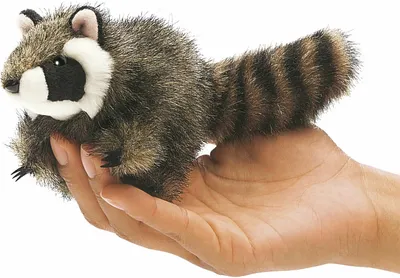 Produktbild von Folkmanis 2646 Fingerpuppe Waschbär