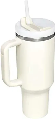 Immagine prodotto di Tazza termica da 1,2 L in acciaio inossidabile con coperchio e cannuccia