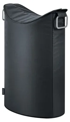 Produktbild von blomus Wäschesammler -FRISCO- | Aluminium/Kunstfaser | Schwarz | H 67 cm x B 43