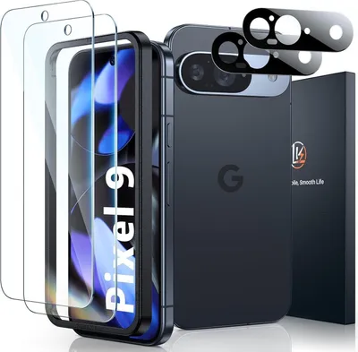 Obrázok produktu pre LK pancierové ochranné sklo pre Google Pixel 9 - 2 ochranné fólie, 2 ochranné fólie na fotoaparát