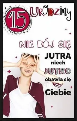 Obrázek produktu pro Přání k 15. narozeninám U101 – AbCard