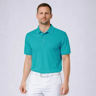 Produktbild von Herren Poloshirt teal Gr. M : M : teal : 100% Baumwolle