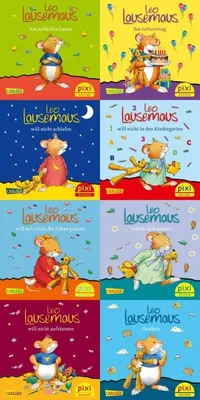 Produktbild von Pixi-Bundle 8er Serie 271: Neues von Leo Lausemaus (8x1 Exemplar)