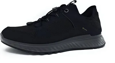 Produktbild von Ecco Exostride Herrenschuhe Freizeitschuhe sportlicher Schnürer Schwarz Freizeit, Schuhgröße:44 EU