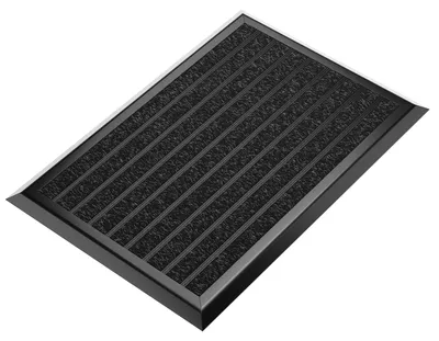Productafbeelding van Buitenmat met Aluminium Frame - 40x60 cm - Zwart