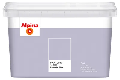 Produktbild von Alpina Wandfarbe Pantone matt lavender blue 2,5 L