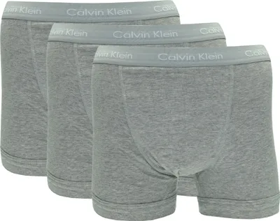 Produktbild von Calvin Klein 3-teilige Herren-Boxershorts Baumwolle Grau S