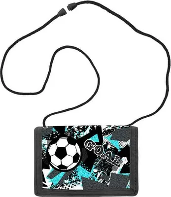 Produktbild von Fußball Brustbeutel Kinderbörse mit Sichtfenster