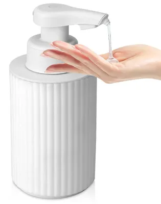 Image de Distributeur de savon automatique avec capteur, sans contact, rechargeable, 260 ml, blanc