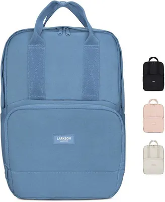Obrázek produktu pro Světle modrý městský a školní batoh s přihrádkou na 16palcový notebook – voděodolný