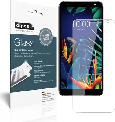 Obrázek produktu pro 2x ochranná fólie pro LG K40S - Anti-Shock 9H fólie dipos Glass plastové sklo
