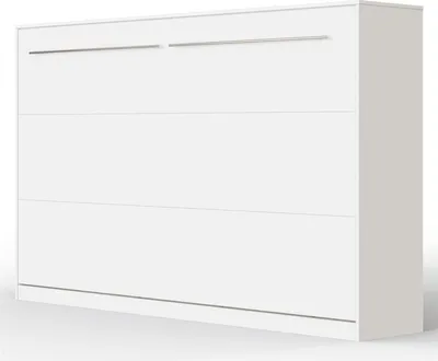 Produktbild von SMARTBett Schrankbett Standard Weiss 120 Horizontal