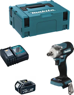 Produktbild von Schlagschrauber MAKITA DTW301RTJ1 (1 x 5,0 Ah + DC18RC + MAKPAC 2)