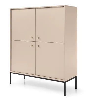 Productafbeelding van AX LIVING Grote commode Domiti MK104. Modern en praktisch. 104 cm. Beige