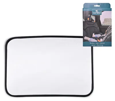 Produktbild von Lorelli Baby Car Mirror 1003005 Autospiegel Baby Rücksitz Spiegel für rückwärtsgerichtete Kindersitze verstellbar schwarz
