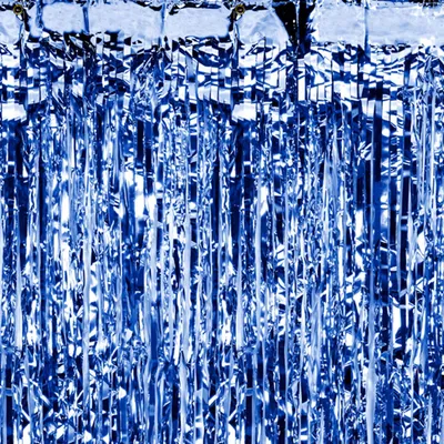 Produktbild von Türvorhang Lametta 90x250cm | Blau