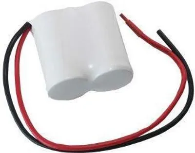 Produktbild von Akku Pack 2,4V 1500mAh für Notbeleuchtung Reihe NiCd F2x1 2xSub-C Kabel