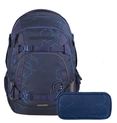 Produktbild von coocazoo Mate Schulrucksackset 2-tlg. Blue Motion