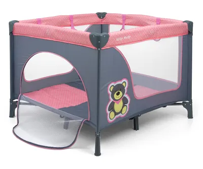 Obrázok produktu pre Detská skladacia ohrádka Milly Mally Fun Pink Bear