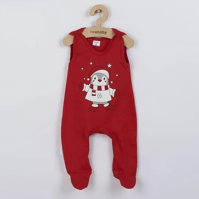 Produktbild von Baby Winter Pinguin Baumwolle Baby Strampler, Gr. 62 (3-6m)