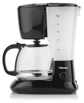 Produktbild von Tristar CM-1245 Kaffeemaschine, Filterkaffeemaschine, 1,25 l, Gemahlener Kaffee, 750 W, Schwarz