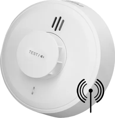 Produktbild von SAVS H10-W Drahtlos vernetzbarer Hitzemelder – 10-Jahres-Batterie – Küchenmelder – Optionales WLAN – Entspricht der europäischen Norm – LinkSmart®