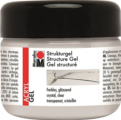 Produktbild von Marabu 12280025103, Transparent, Texturierungspaste, Paste, 225 ml, 1 Stück(e)