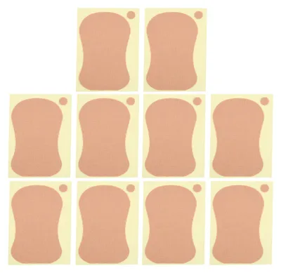 Imagen del producto de 10 parches desodorantes para axilas, de 9 x 6,5 cm, unisex, almohadillas absorbentes para el sudor de las axilas