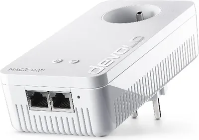 Produktbild von Devolo Magic 2 WiFi, 2400 Mbit/s, IEEE 802.11a, IEEE 802.11ac, IEEE 802.11b, IEEE 802.11g, IEEE 802.11n, IEEE 802.1p, IEEE 802.3,..., Gigabit Ethernet, 10,100,1000 Mbit/s, 10BASE-T, 100BASE-TX, 1000BASE-T, Wi-Fi 5 (802.11ac)