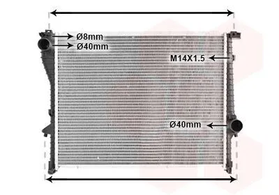 Image de VAN WEZEL Radiateur moteur pour BMW Z3