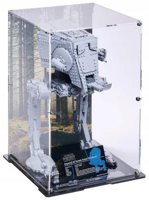 Immagine prodotto di Vetrina nera per LEGO® 75417 Star Wars – AT-ST™ Walker, con retro stampato