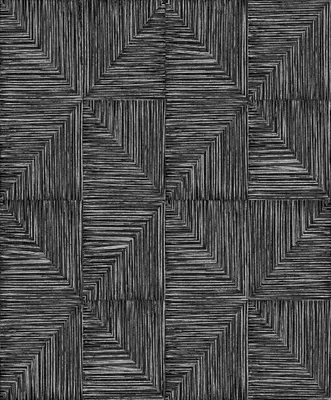 Immagine prodotto di Carta da parati Khroma by Masureel motivo geometrico nero - 630089 - 53 cm x 10,05 m