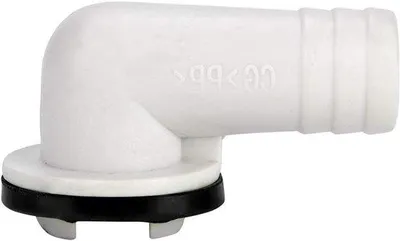 Image de Raccord de vidange droit pour climatiseur - 1,9 × 1 × 1,1 pouces - Évacuation des eaux usées